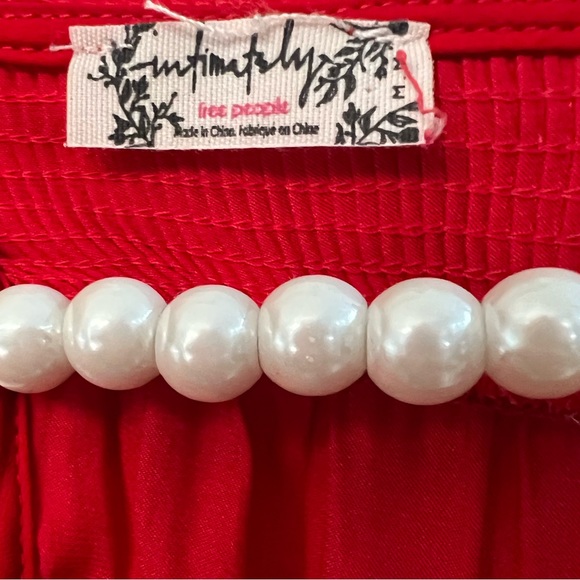 Another Round Free People Bodysuit in red size medium - Picture 3 of 4